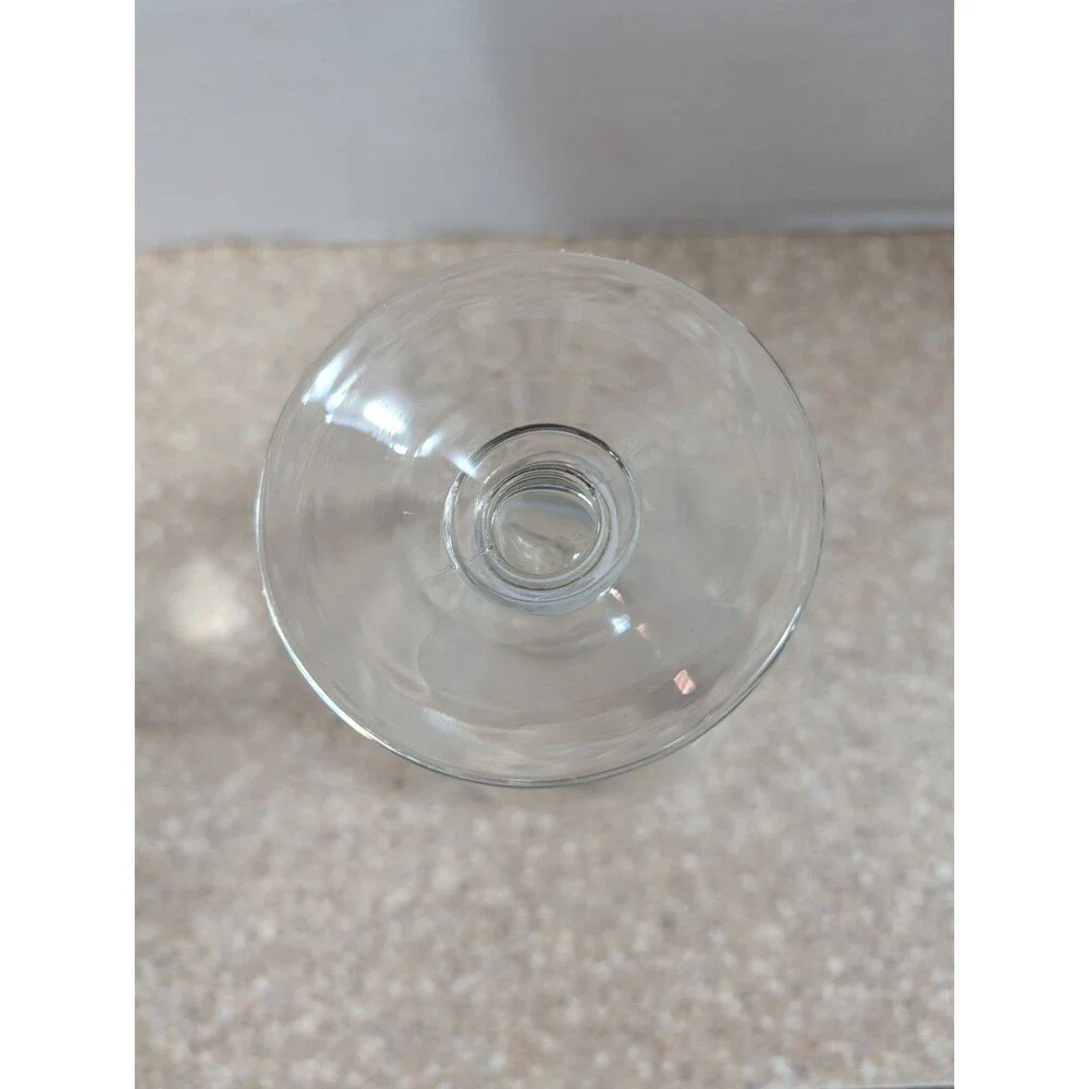 Clear Glass Apothecary Jar with Lid 8 1/4